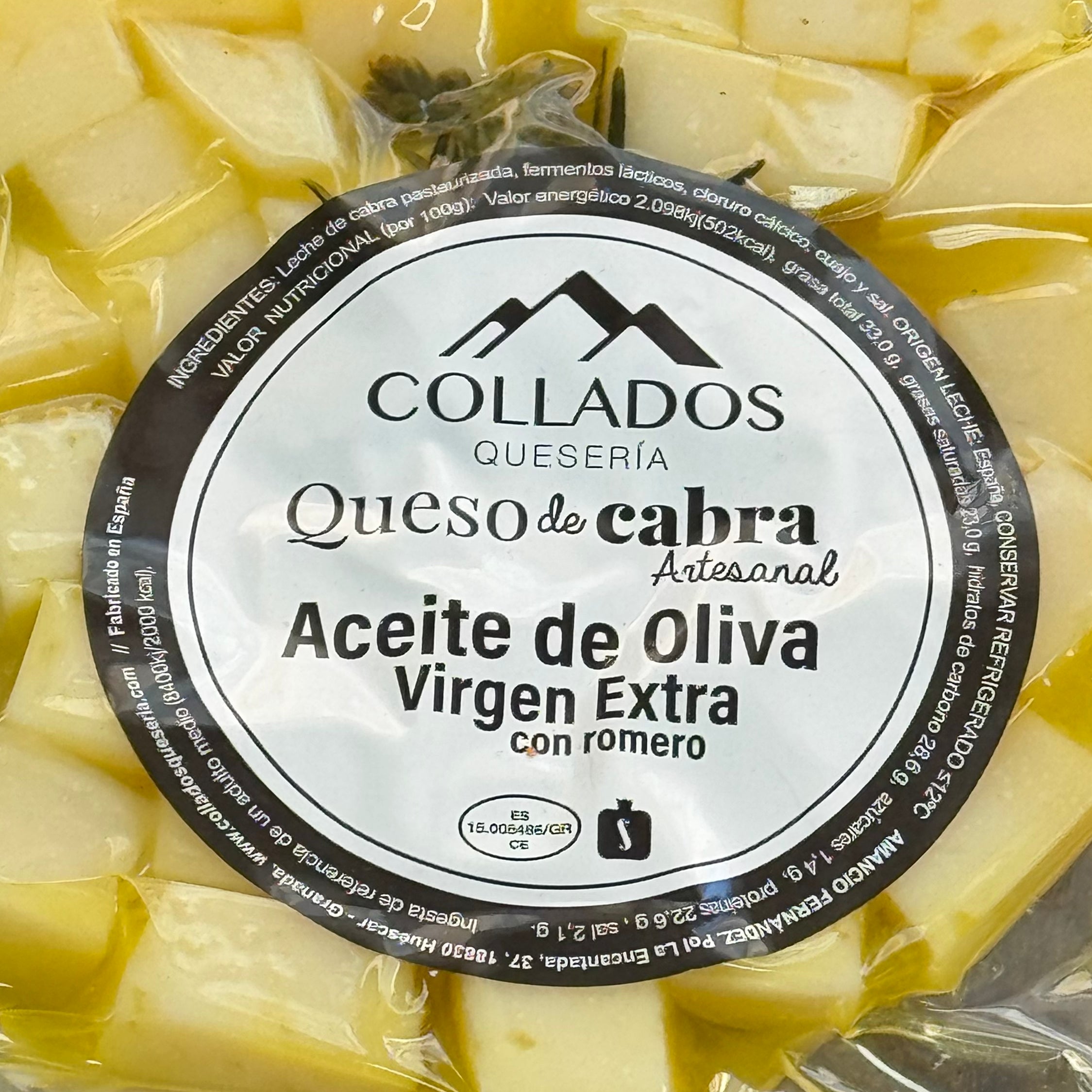 Formatge de cabra a Oli d'Oliva Verge Extra