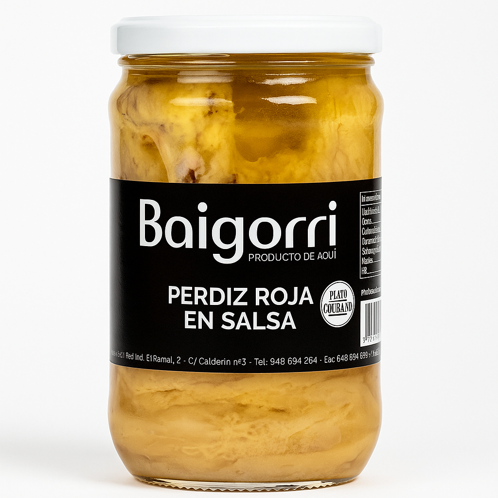 Perdiz Roja en Salsa