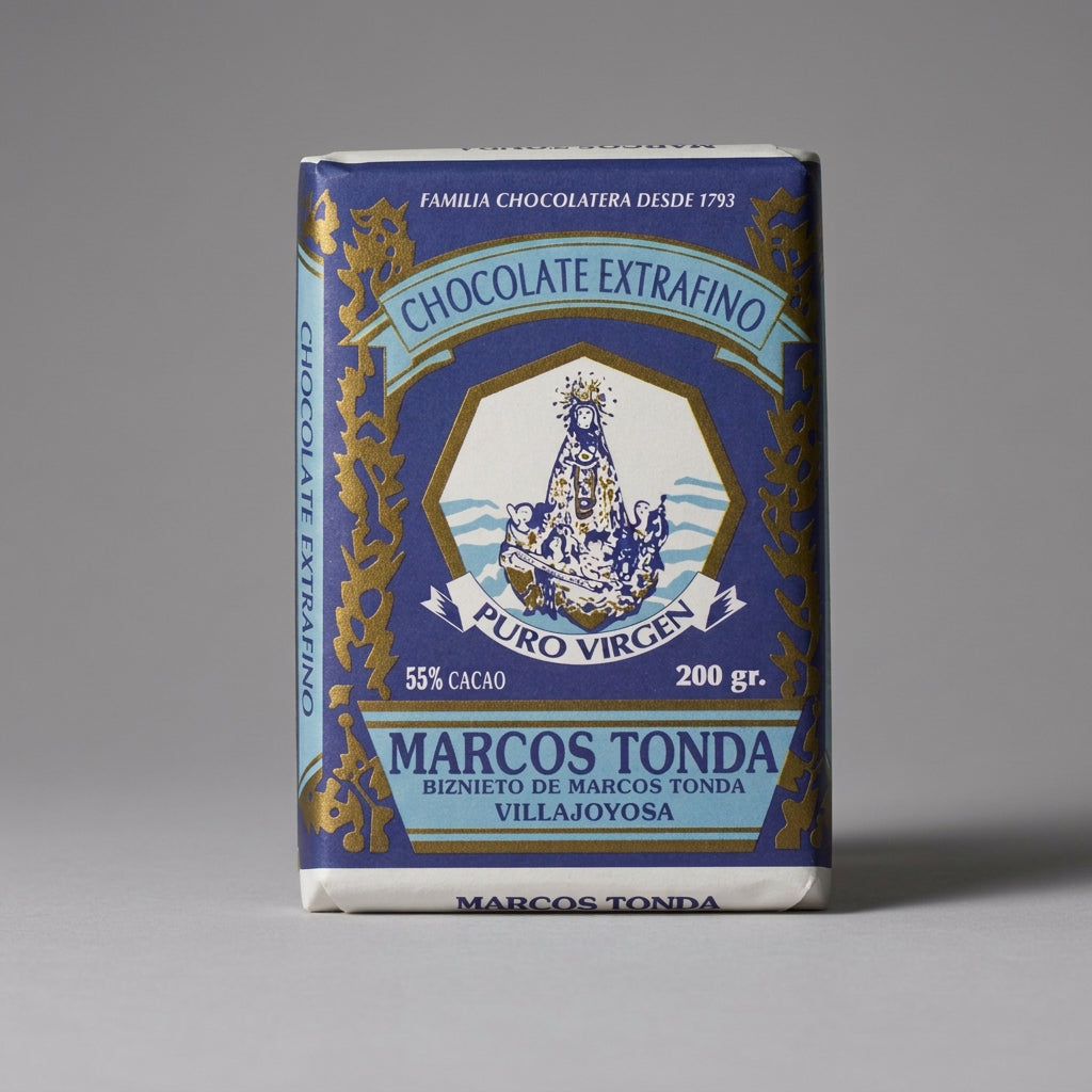 Chocolate Artesano Extrafino Puro Virgen 200 gr - Casa Alicia Ultramarinos