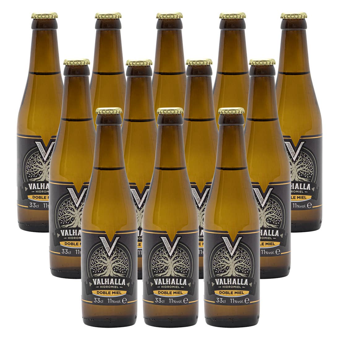 Valhalla Doble Miel - Caja de 12 botellines de 33cl