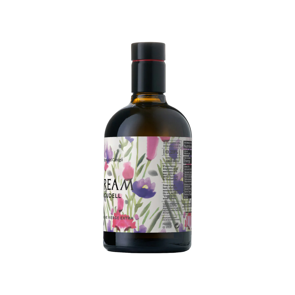 Auream Argudell – Aceite de Oliva Virgen Extra (AOVE) Español Premium 500ml (16.9 fl oz) – Llàgrimes del Canigó - Casa Alicia Ultramarinos