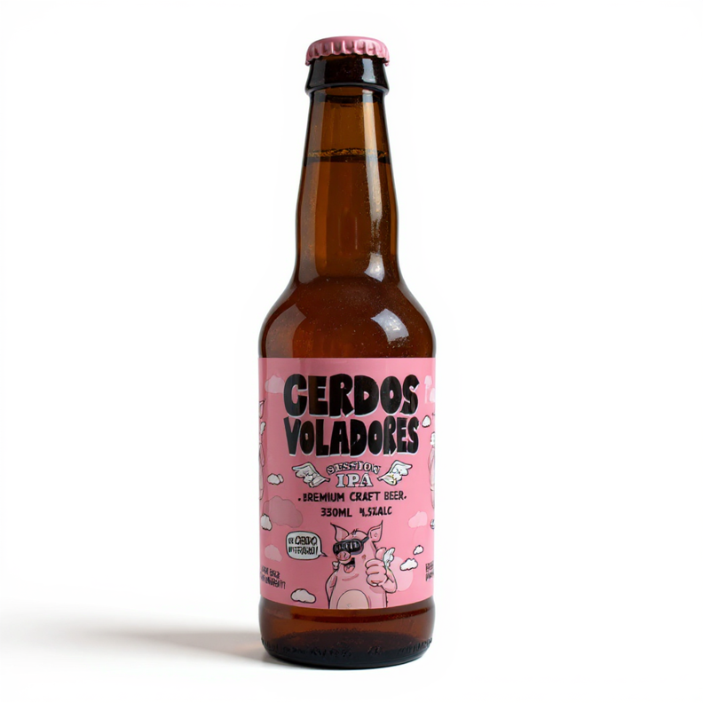 Cerdos Voladores – Cerveza IPA Artesana