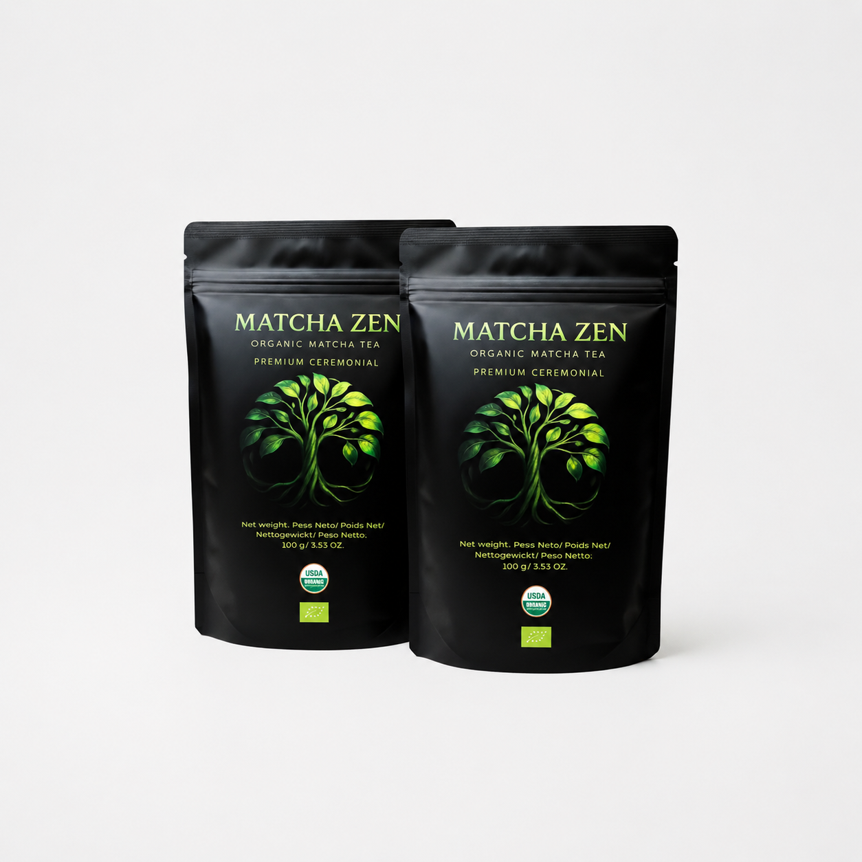 Pack 2x Té Matcha Ceremonial Ecológico 100g | Matcha Zen - Casa Alicia Ultramarinos