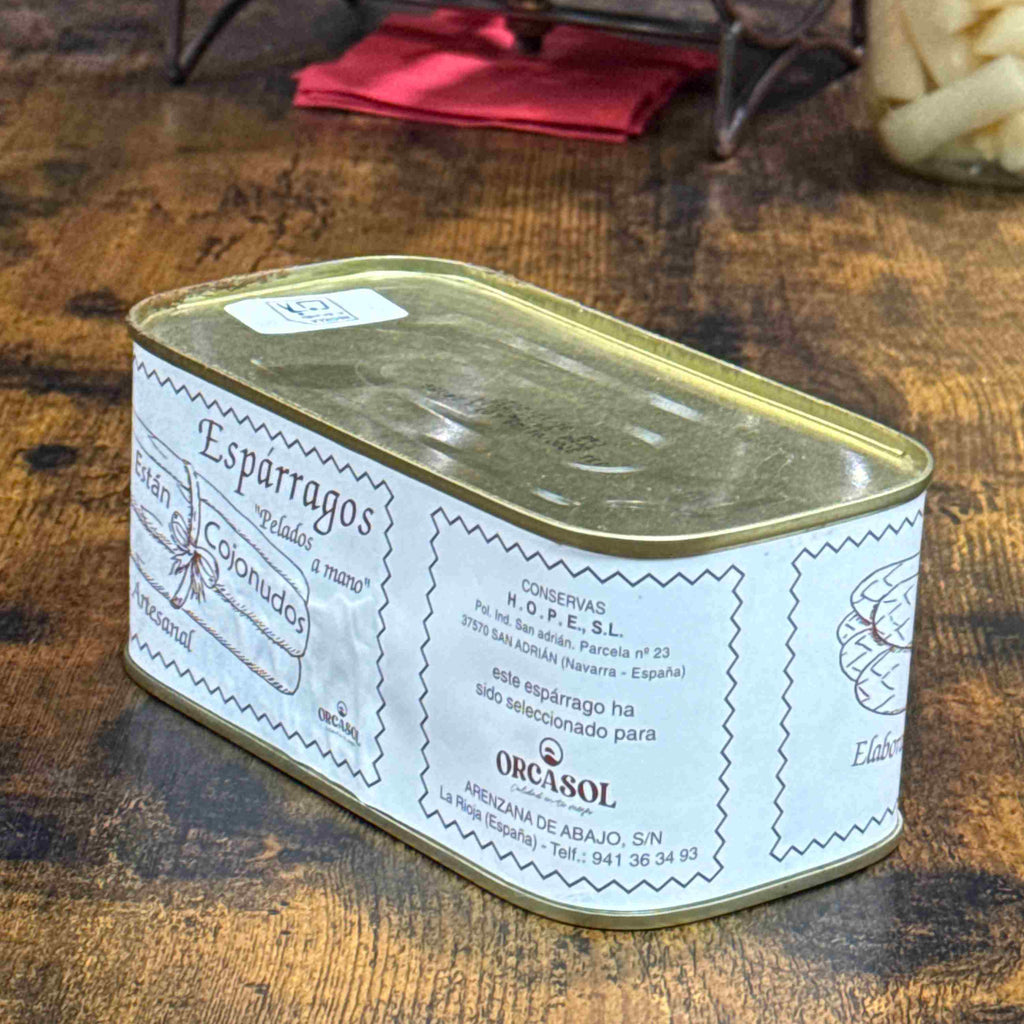 Espàrrecs Blancs Pelats a Mà – Conserva Artesanal