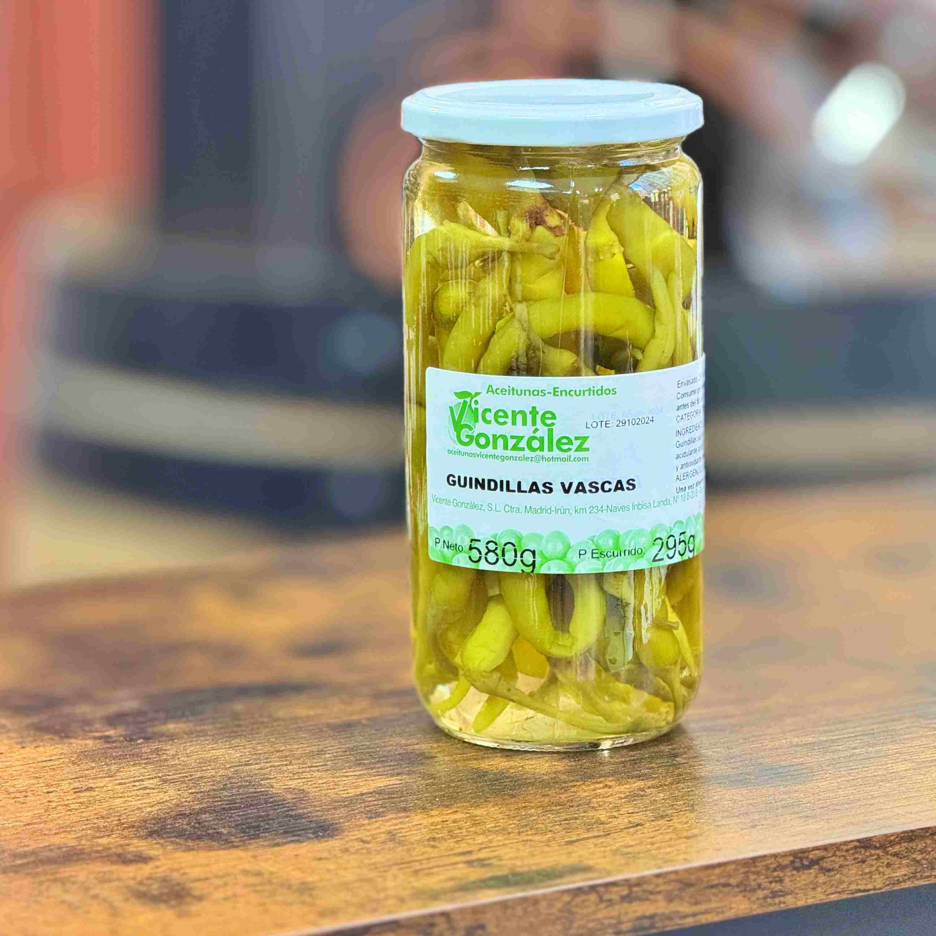 Guindillas Bascas – Encurtits Vicente González