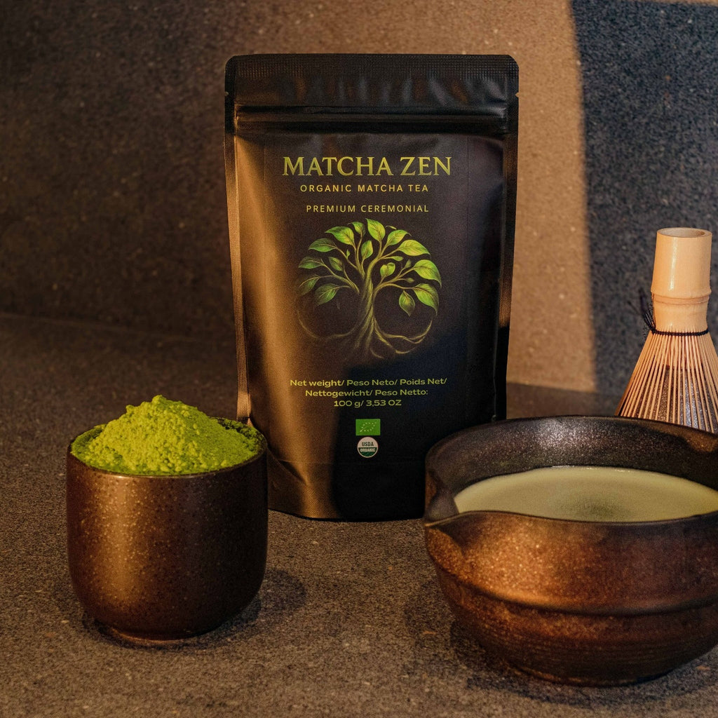 Té Matcha Ceremonial Ecológico 100 g | 1ª Cosecha | 1er Grado | Matcha Zen - Casa Alicia Ultramarinos
