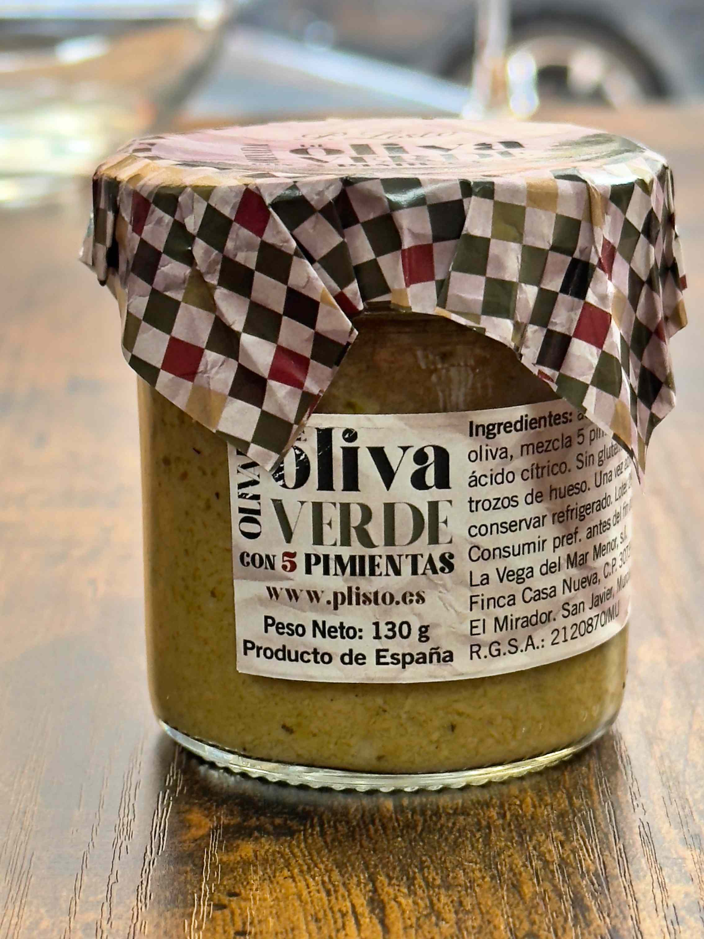 Olivada Verda a les 5 Pebre