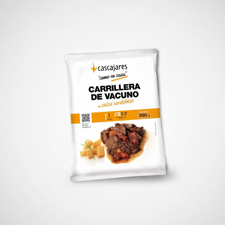 Carrillera de vacuno en salsa cordobesa- Cascajares - Casa Alicia Ultramarinos