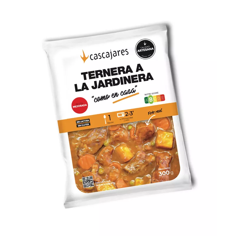 Guiso de ternera a la jardinera- Cascajares
