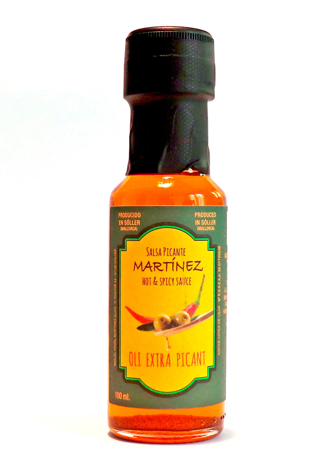 Oli extra picante - Aceite Oliva con habanero