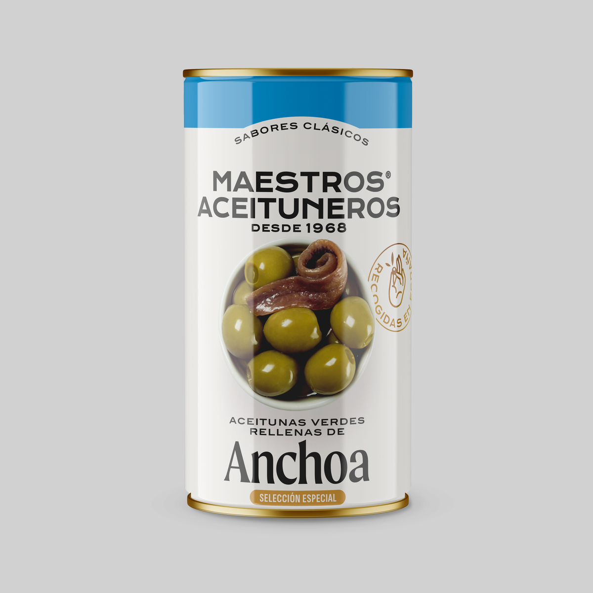 Aceitunas rellenas de anchoa - Maestros aceituneros - Casa Alicia Ultramarinos
