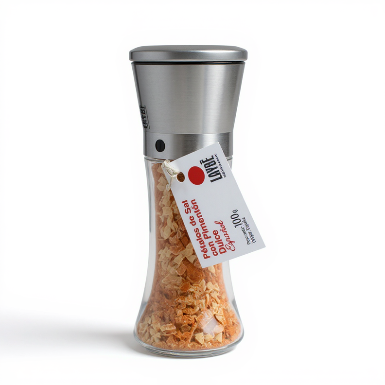 Molinillo de Pétalos de sal con Pimentón Dulce - Laybé